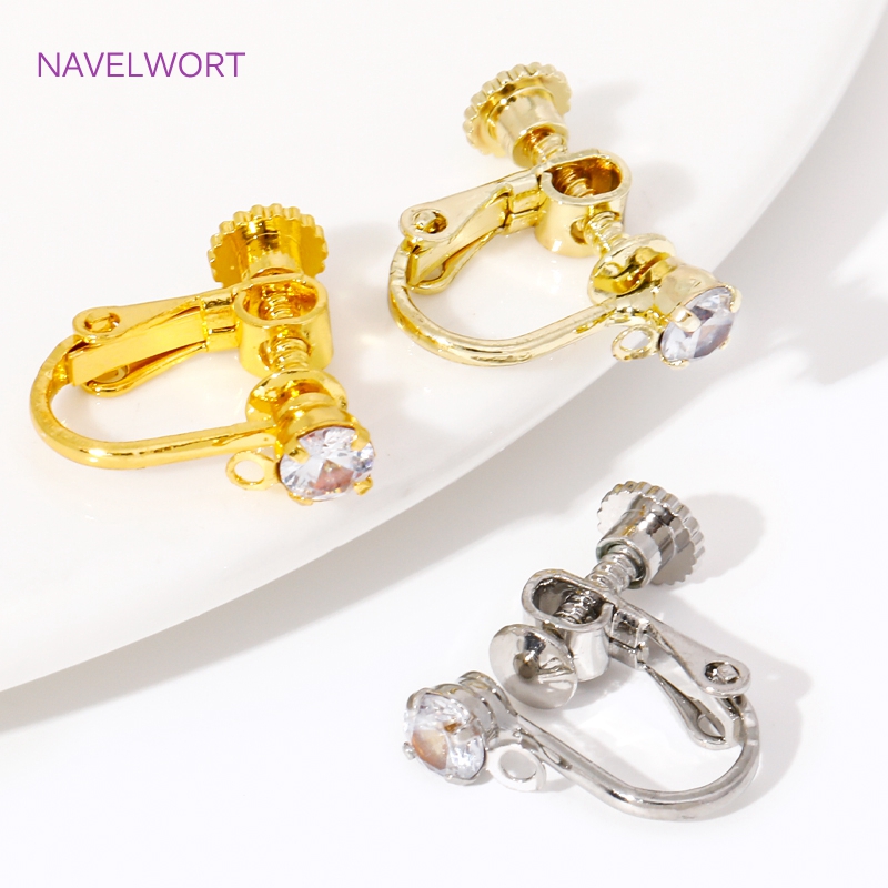 Body Jewelry Kit - 14K/18K Gold Plated Round Head Screw