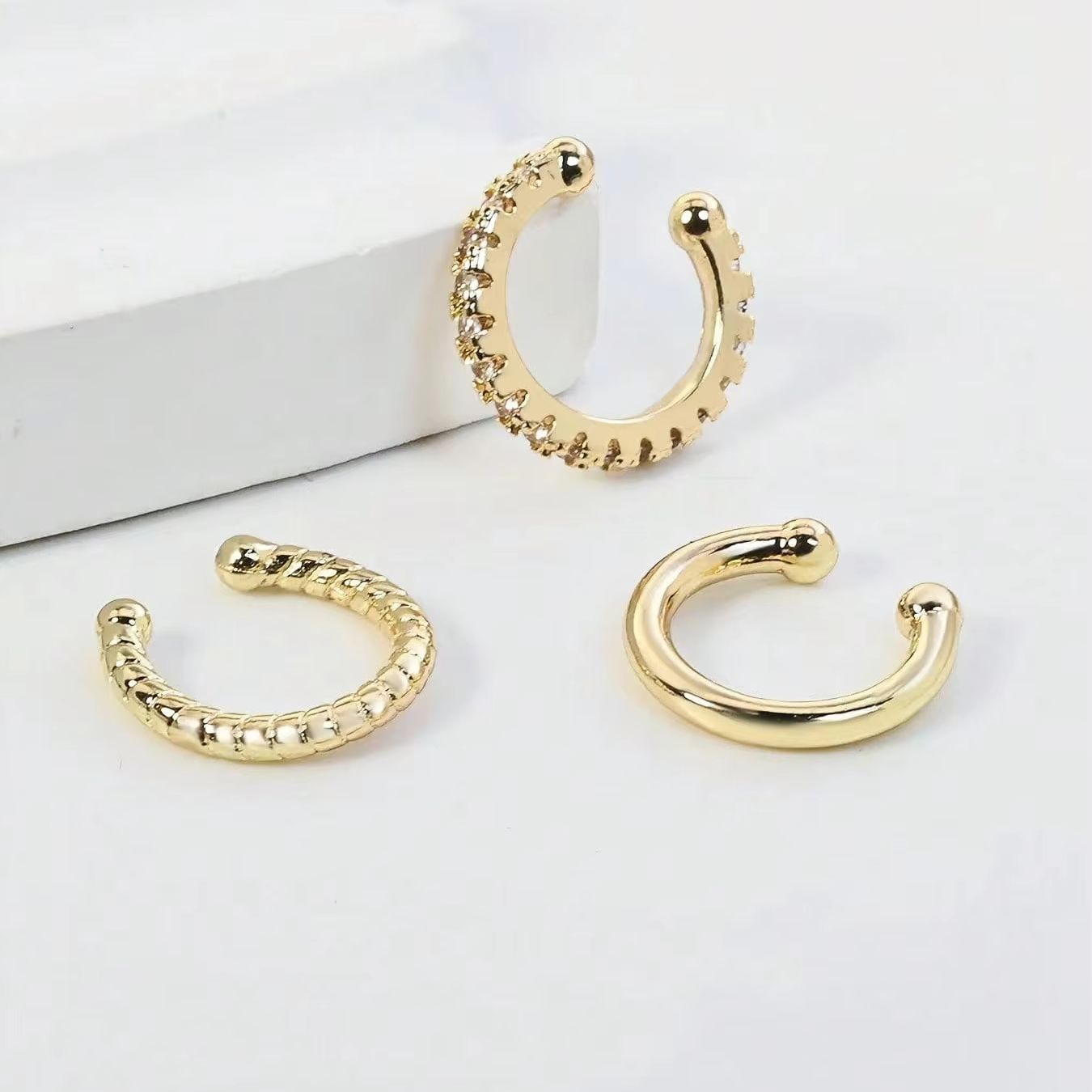 3 Pcs Ear Cuff Earrings for Wo - Body Jewelry Kit review and price