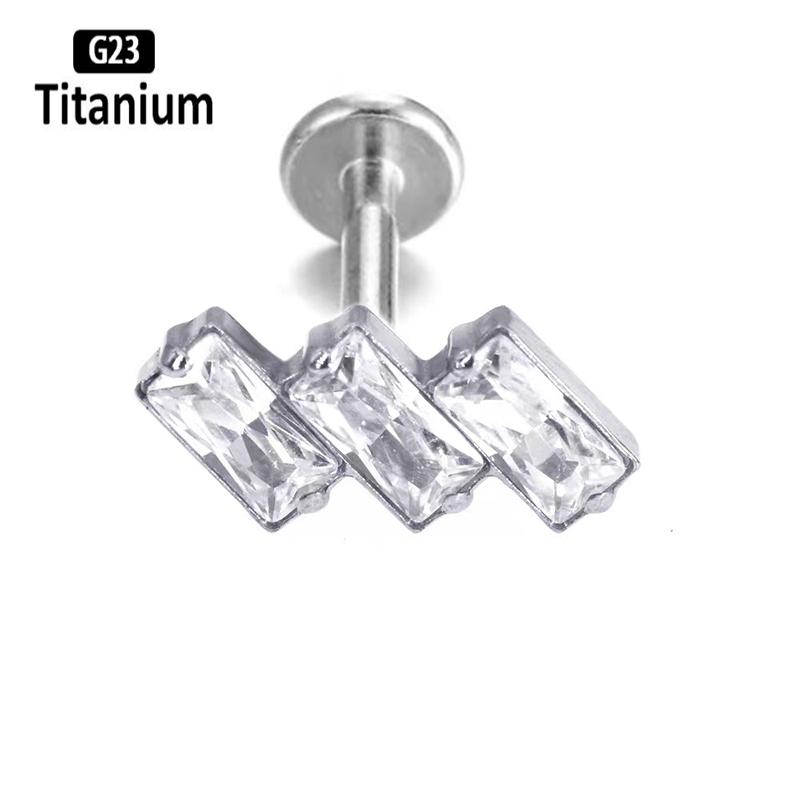 ATSM F136 Titanium Lip Zircon  - Body Jewelry Jewelry Box review and price