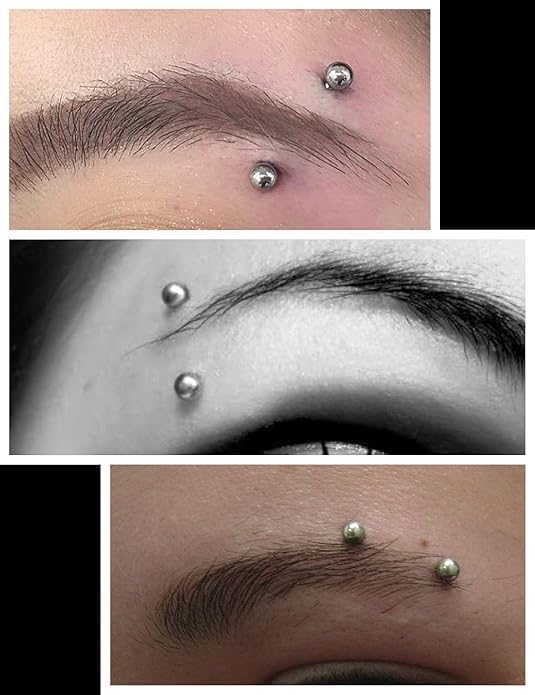 32pc/set Surgical Steel Curved - Body Jewelry Vertical Labret review and price