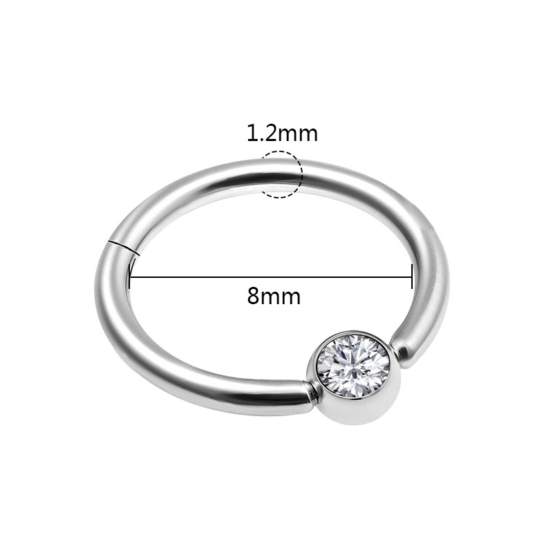 1PC Punk Styles Nose Ring Clic - Body Jewelry Earrings review and price