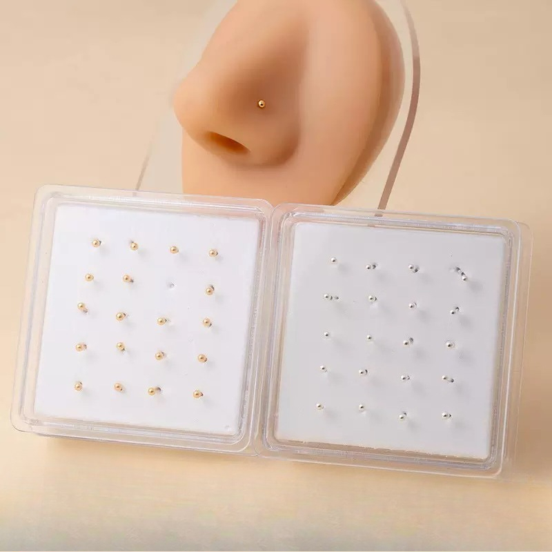 Silver Jewelry Box Nose Studs  - Body Jewelry Jewelry Box review and price