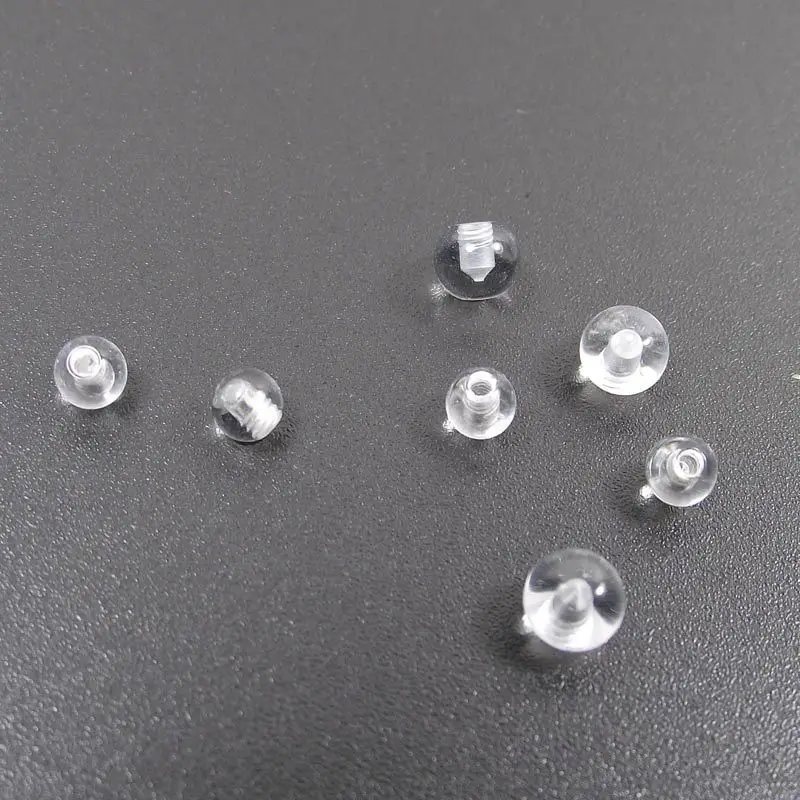 100pcs Transparent Replacement - Body Jewelry Replacement Ball review and price
