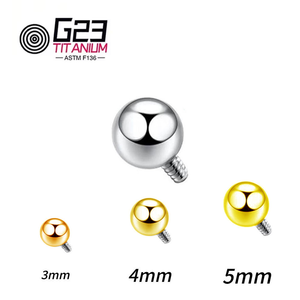 Wholesale 10/50pcs Titanium 14 - Body Jewelry Replacement Ball review and price