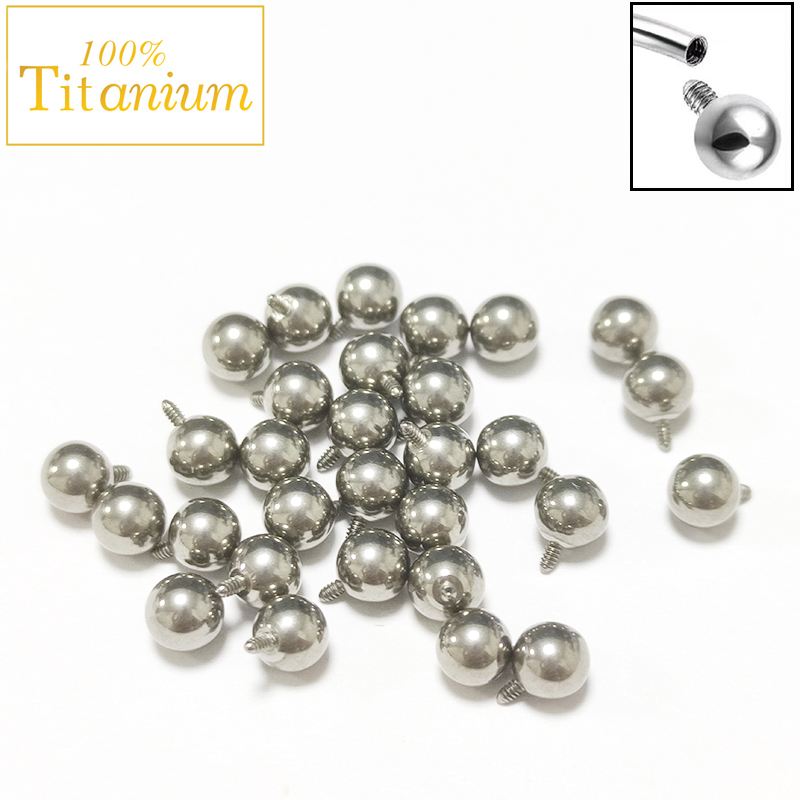 10Pc Implant Grade ASTM G23 Ti - Body Jewelry Replacement Ball review and price