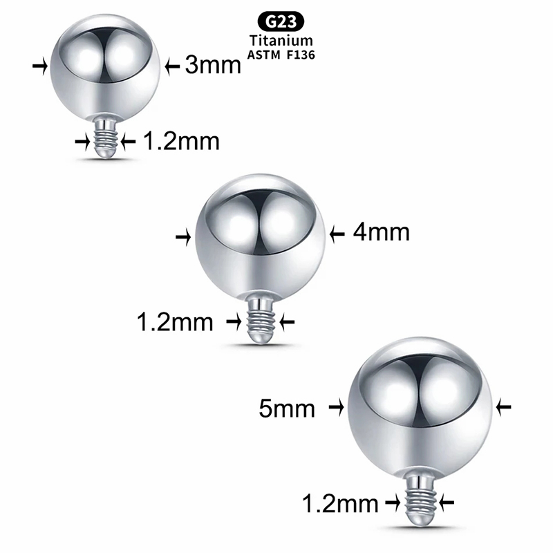 1PCS Internally Threaded Ball  - Body Jewelry Replacement Ball review and price