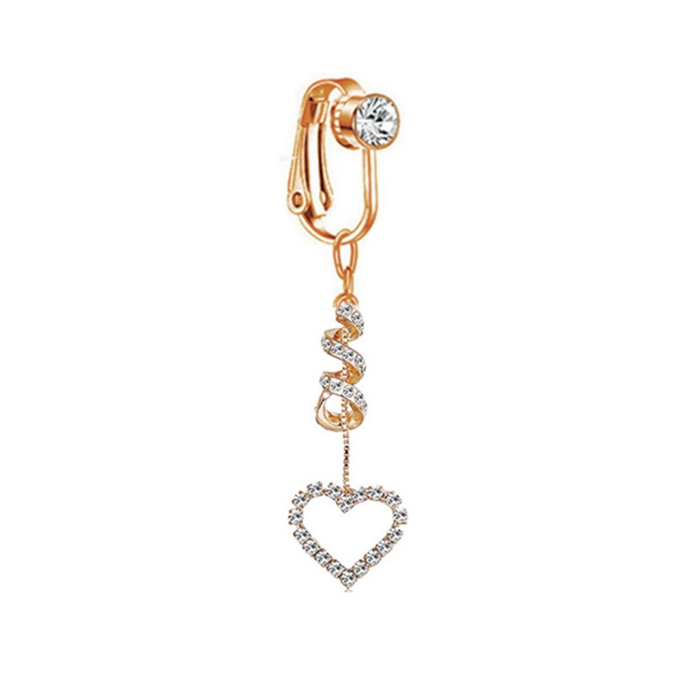 Clip On Umbilical Cartilage Cl - Body Jewelry Earrings review and price
