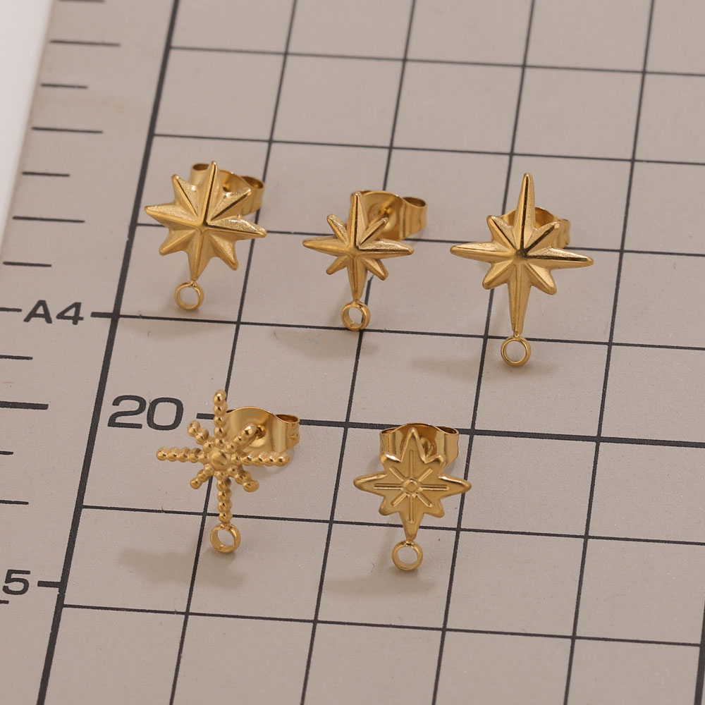 6pcs Stainless Steel Star Earr - Body Jewelry Kit review and price