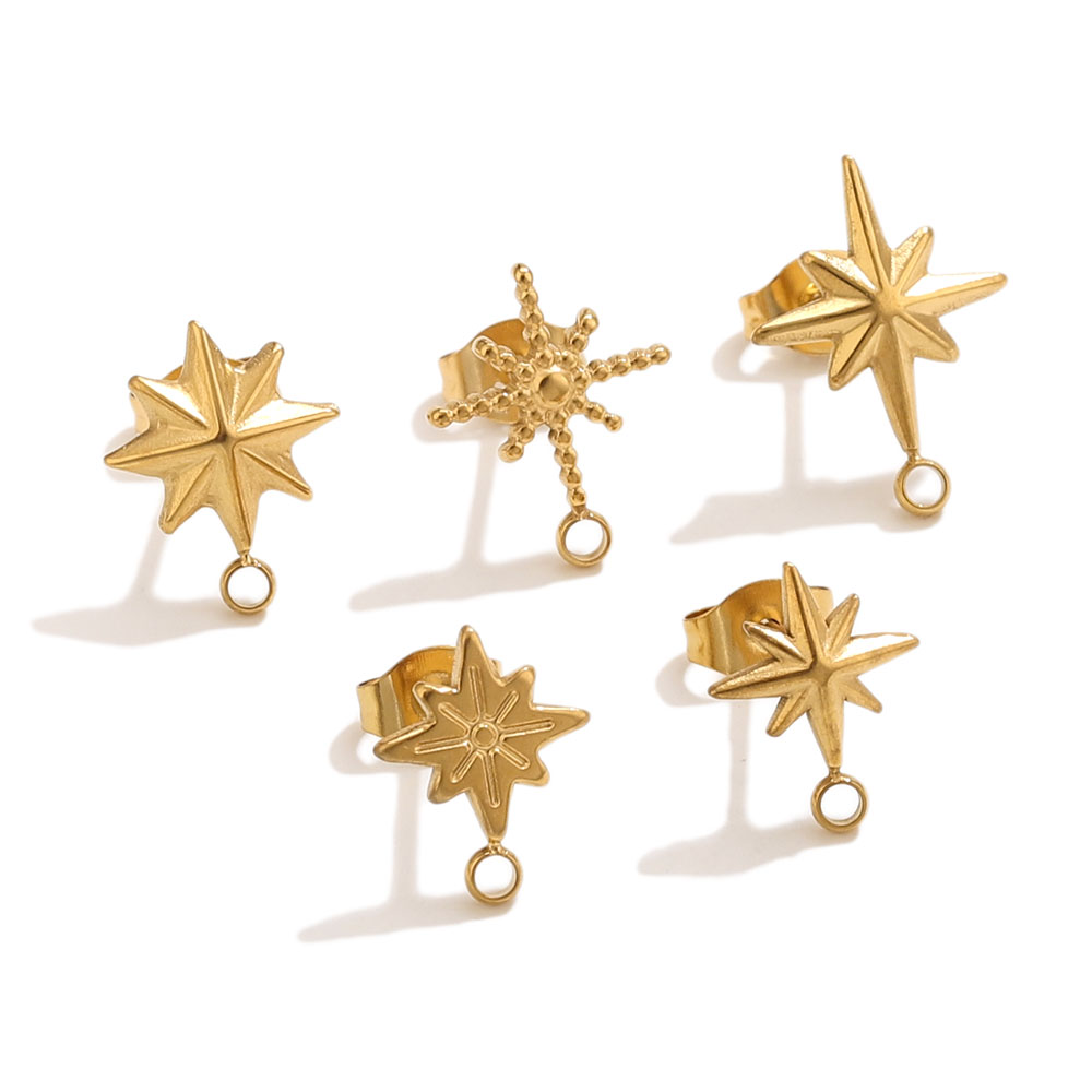 6pcs Stainless Steel Star Earr - Body Jewelry Kit review and price