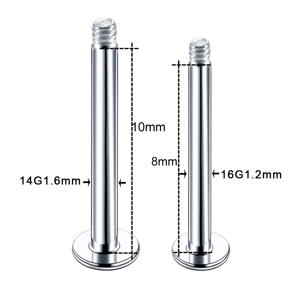 100pcs/lot Steel Earring Barbe - Body Jewelry Replacement Ball review and price