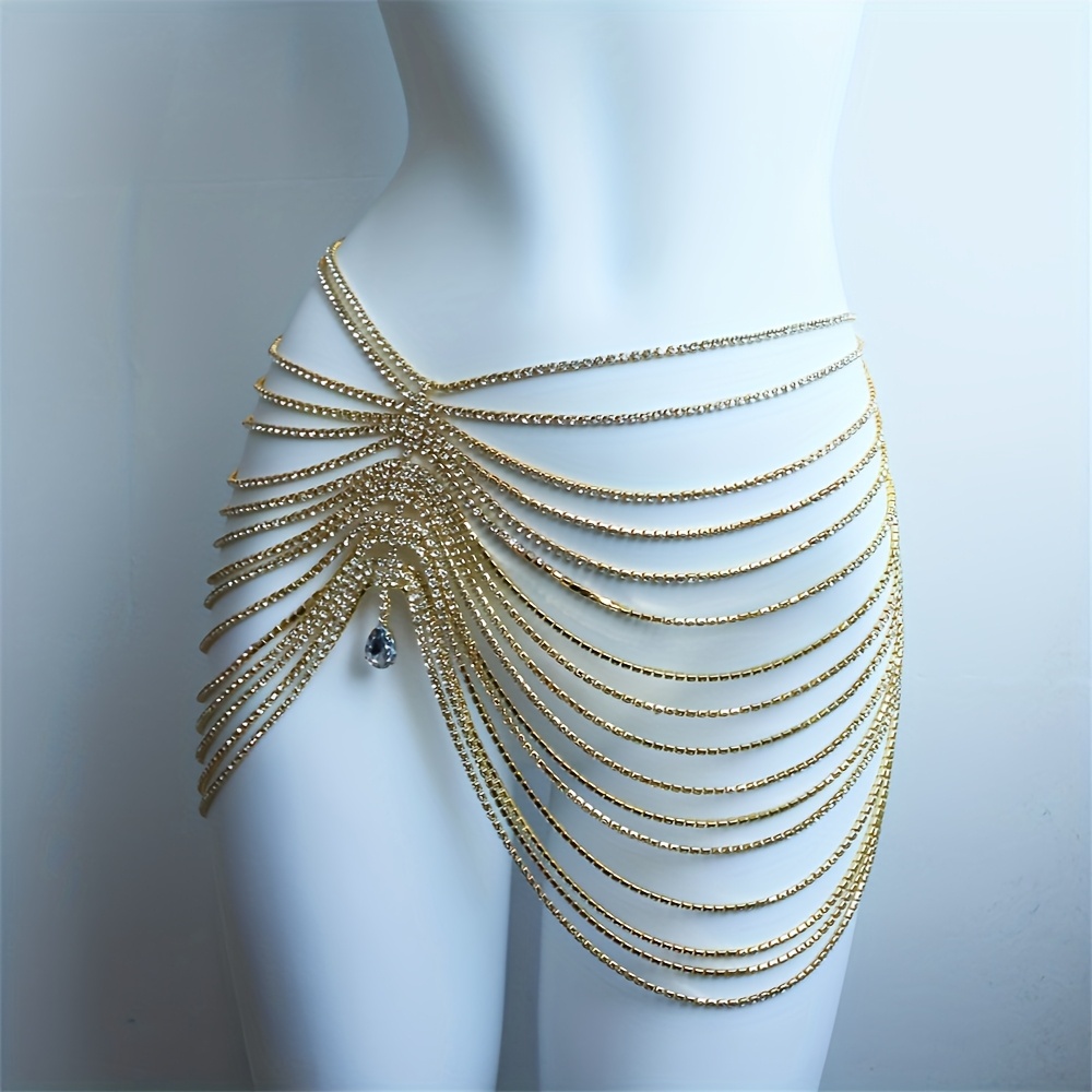 1PCS Sexy Shiny Tassel Crystal - Body Jewelry Rhinestone review and price