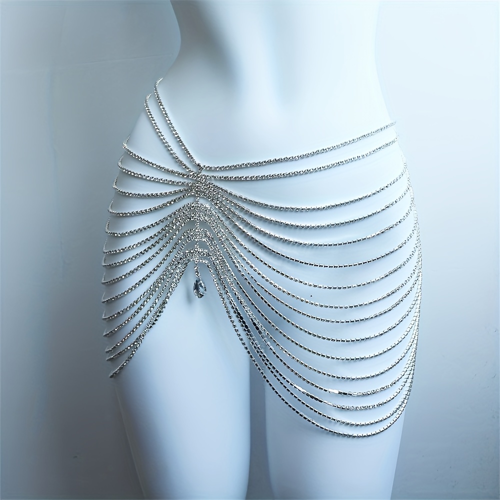 1PCS Sexy Shiny Tassel Crystal - Body Jewelry Rhinestone review and price