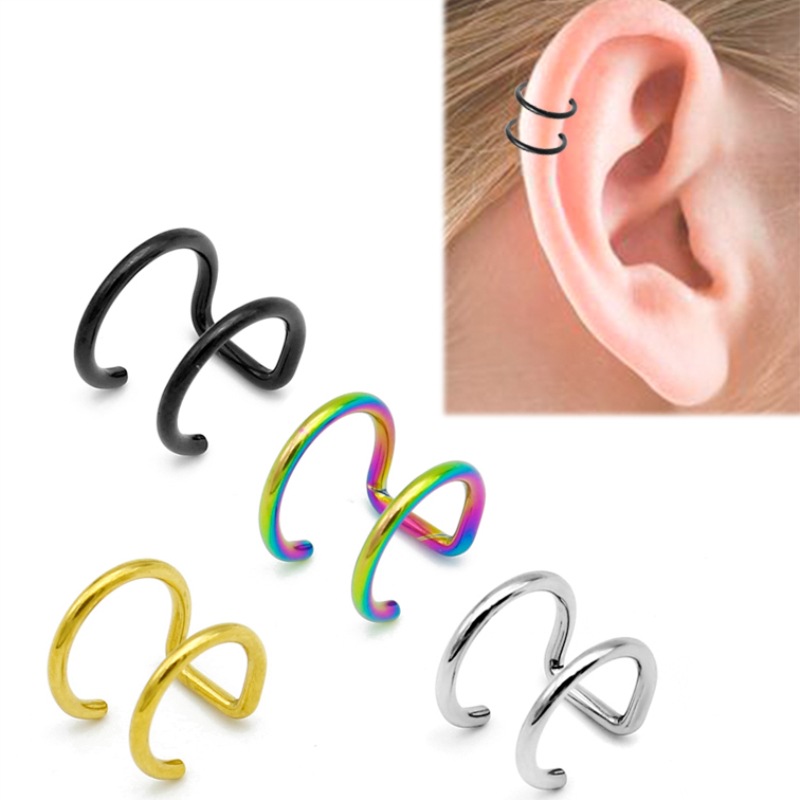 2Pcs 316L Stainless Steel Clip - Body Jewelry Earrings review and price