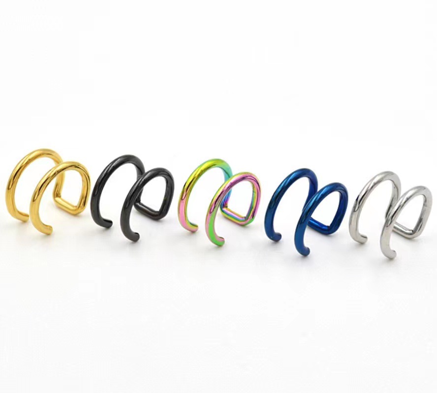 2Pcs 316L Stainless Steel Clip - Body Jewelry Earrings review and price