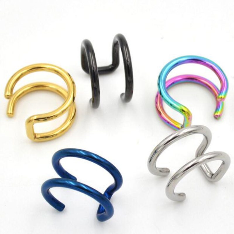 2Pcs 316L Stainless Steel Clip - Body Jewelry Earrings review and price