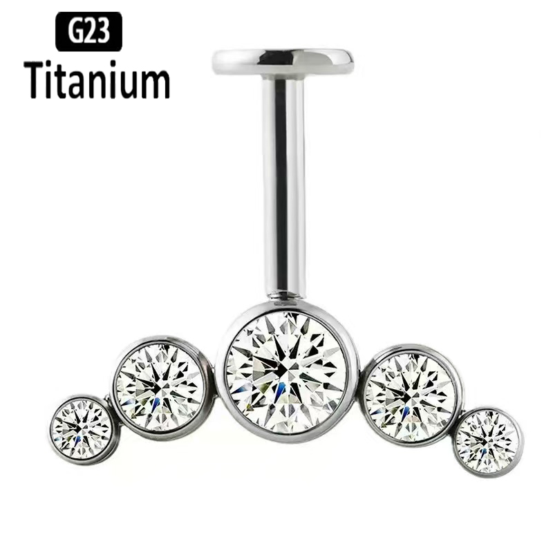 G23 Titanium Ear Piercing Inte - Body Jewelry Vertical Labret review and price