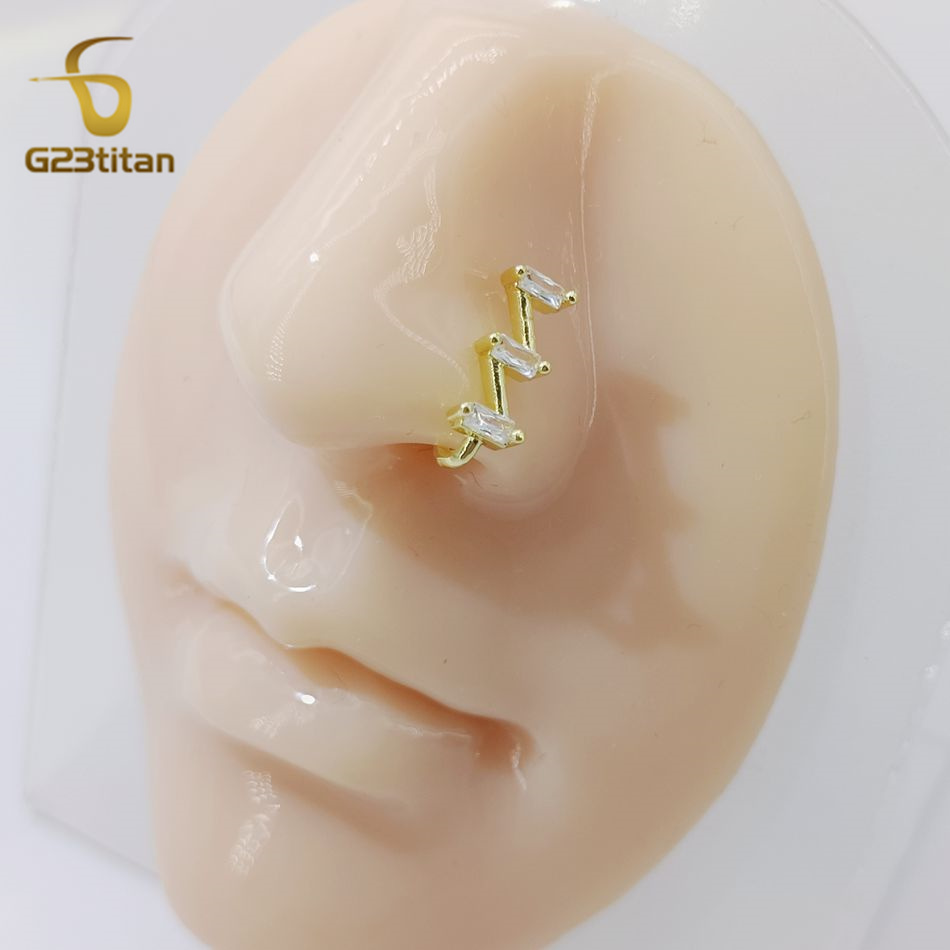 1pc Fake Nose Piercing Ring Wo - Body Jewelry Earrings review and price