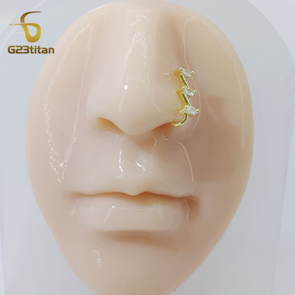 1pc Fake Nose Piercing Ring Wo - Body Jewelry Earrings review and price