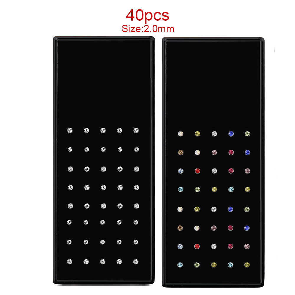 40PC Set Fashion Crystal Nose  - Body Jewelry Jewelry Box review and price