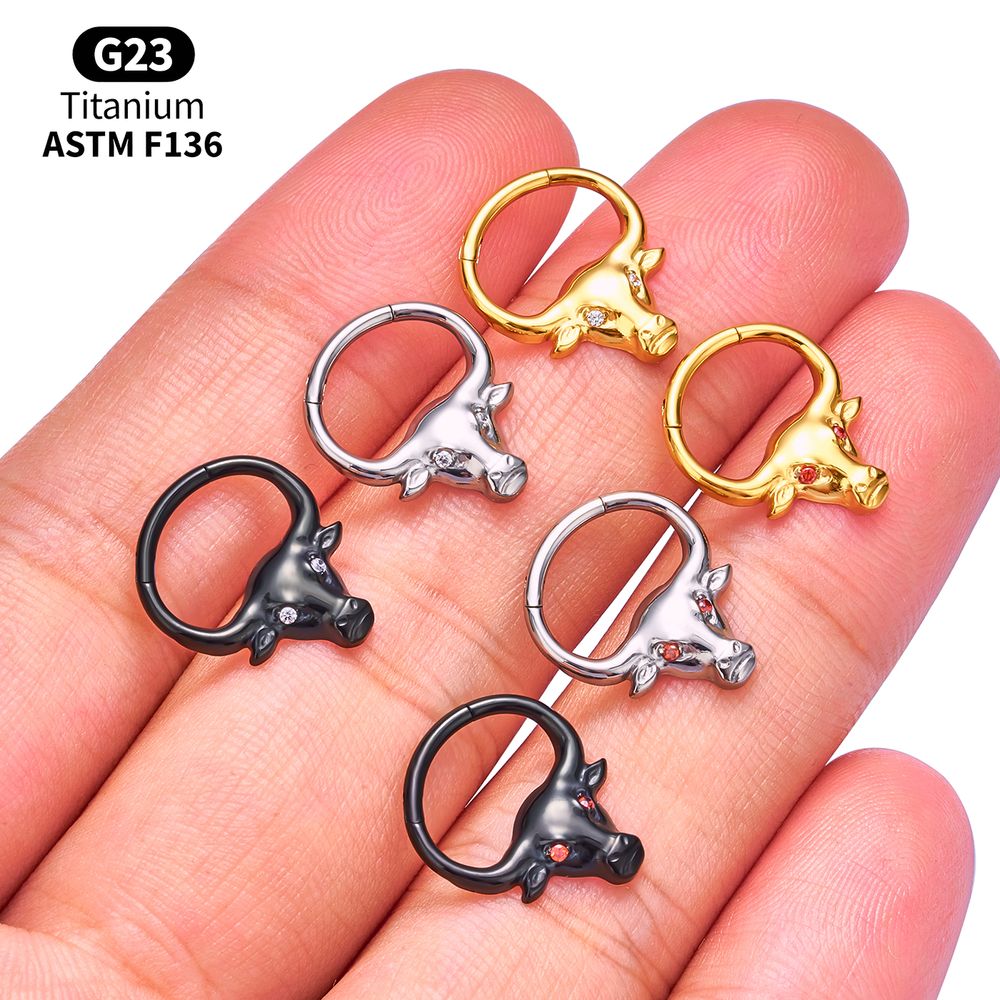 G23 Titanium Clicker Hoop Lot  - Body Jewelry Vertical Labret review and price