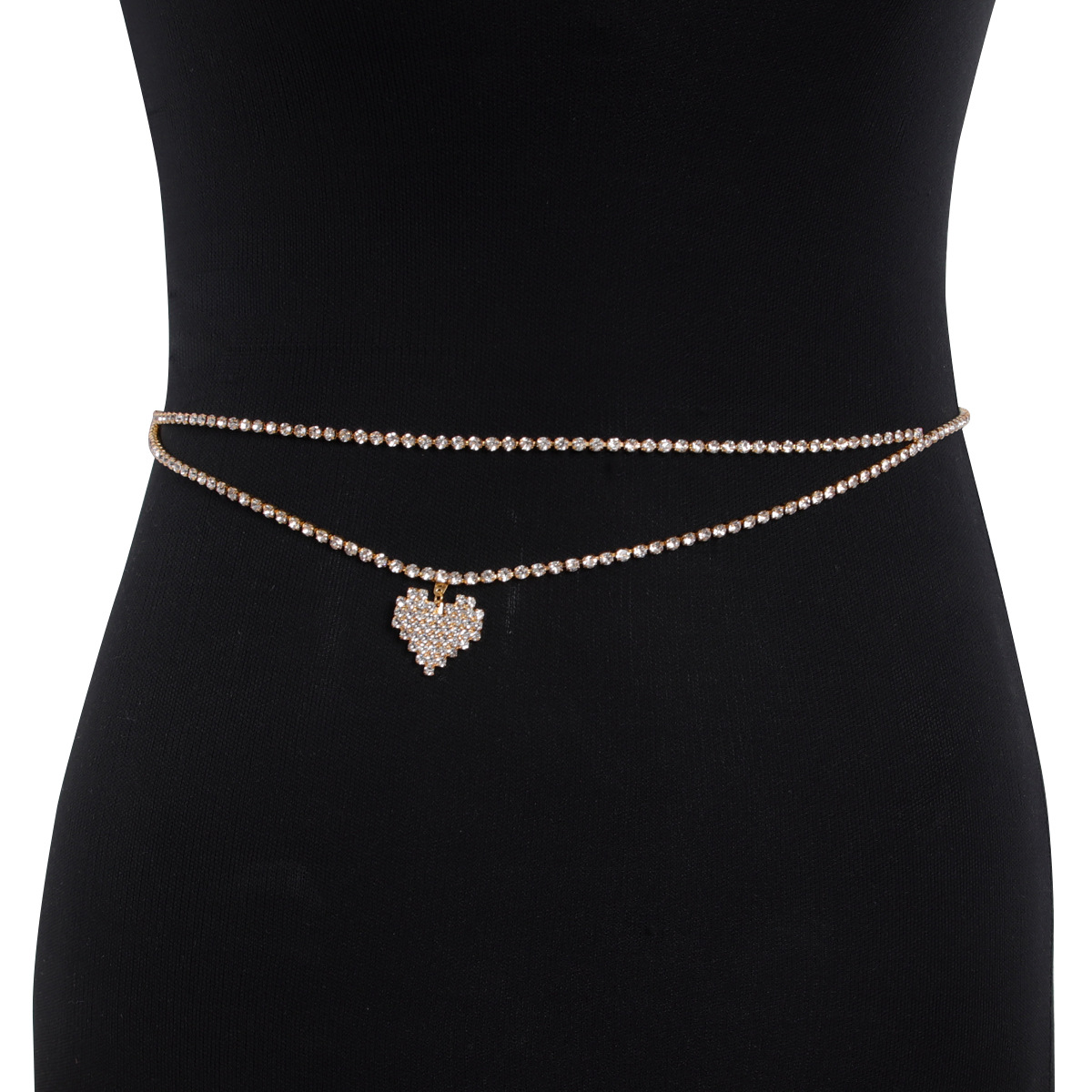 Fashionable Heart-shaped Sexy  - Body Jewelry Rhinestone review and price