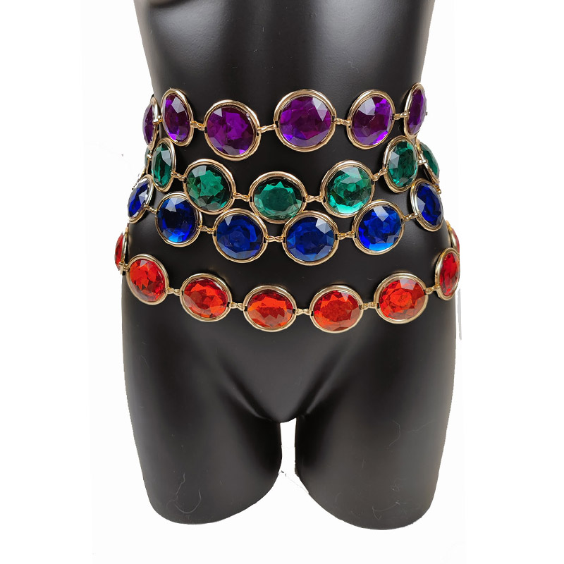 Precious Stone Body Chain Wais - Body Jewelry High End review and price