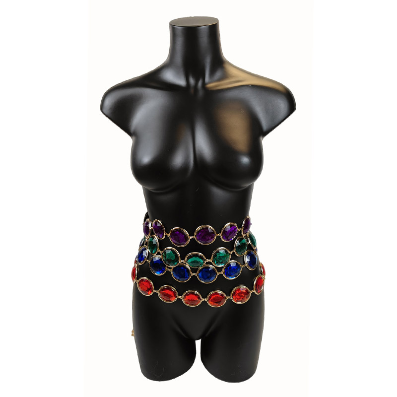 Precious Stone Body Chain Wais - Body Jewelry High End review and price