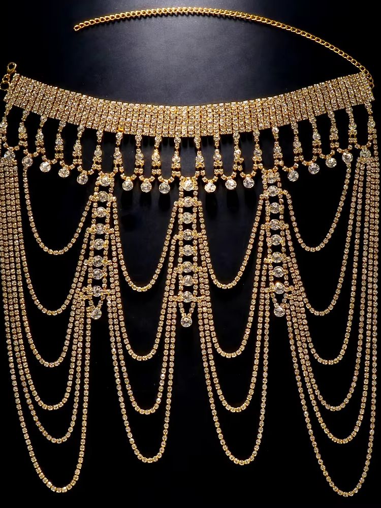 Rhinestone Crystal Shoulder Bo - Body Jewelry High End review and price