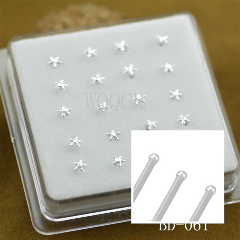 20pcs/box Frosted Surface Star - Body Jewelry Jewelry Box review and price