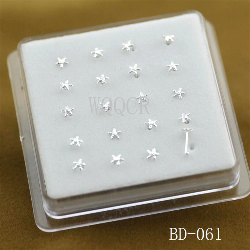 20pcs/box Frosted Surface Star - Body Jewelry Jewelry Box review and price