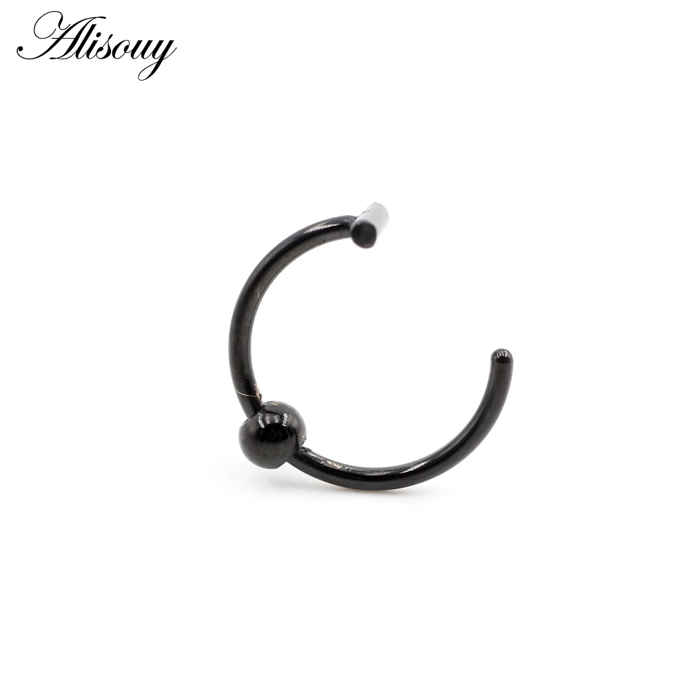 1 Piece Stainless Steel Nose R - Body Jewelry Metal Types review and price