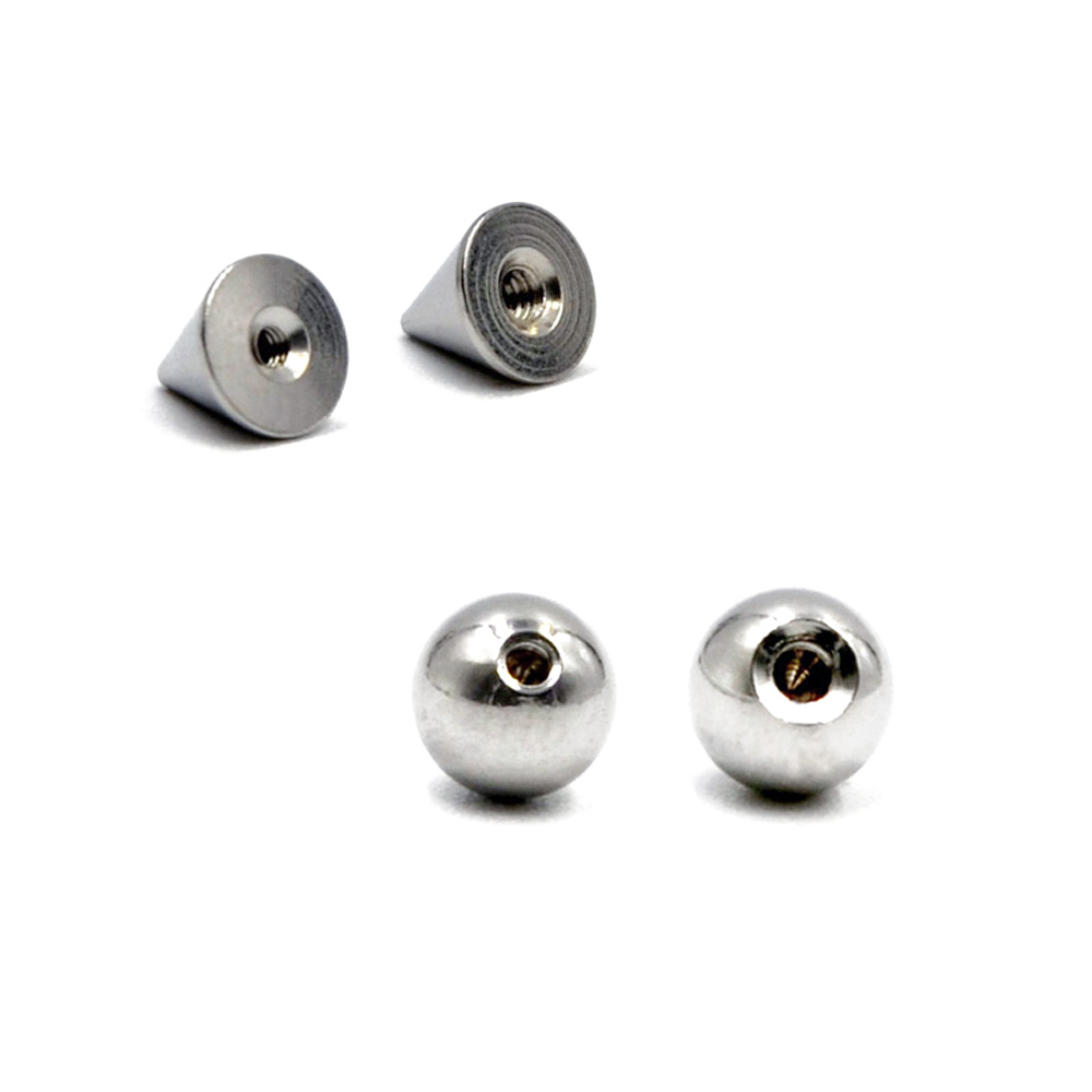 100pcs/lot Steel 14G 16G Nose  - Body Jewelry Replacement Ball review and price