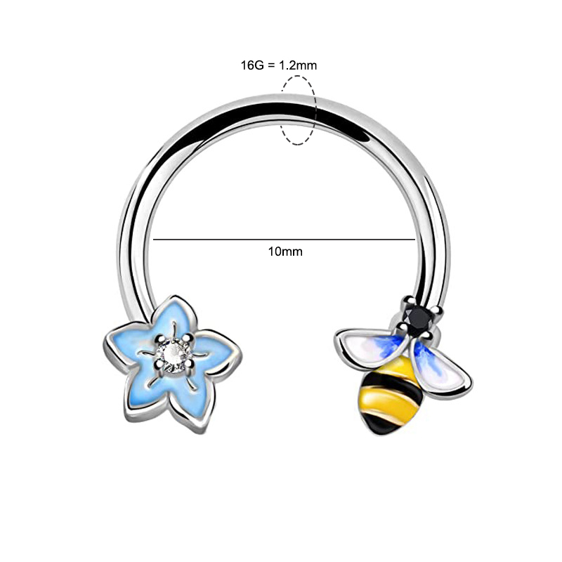 16G Septum Ring Daith Piercing - Body Jewelry Earrings review and price