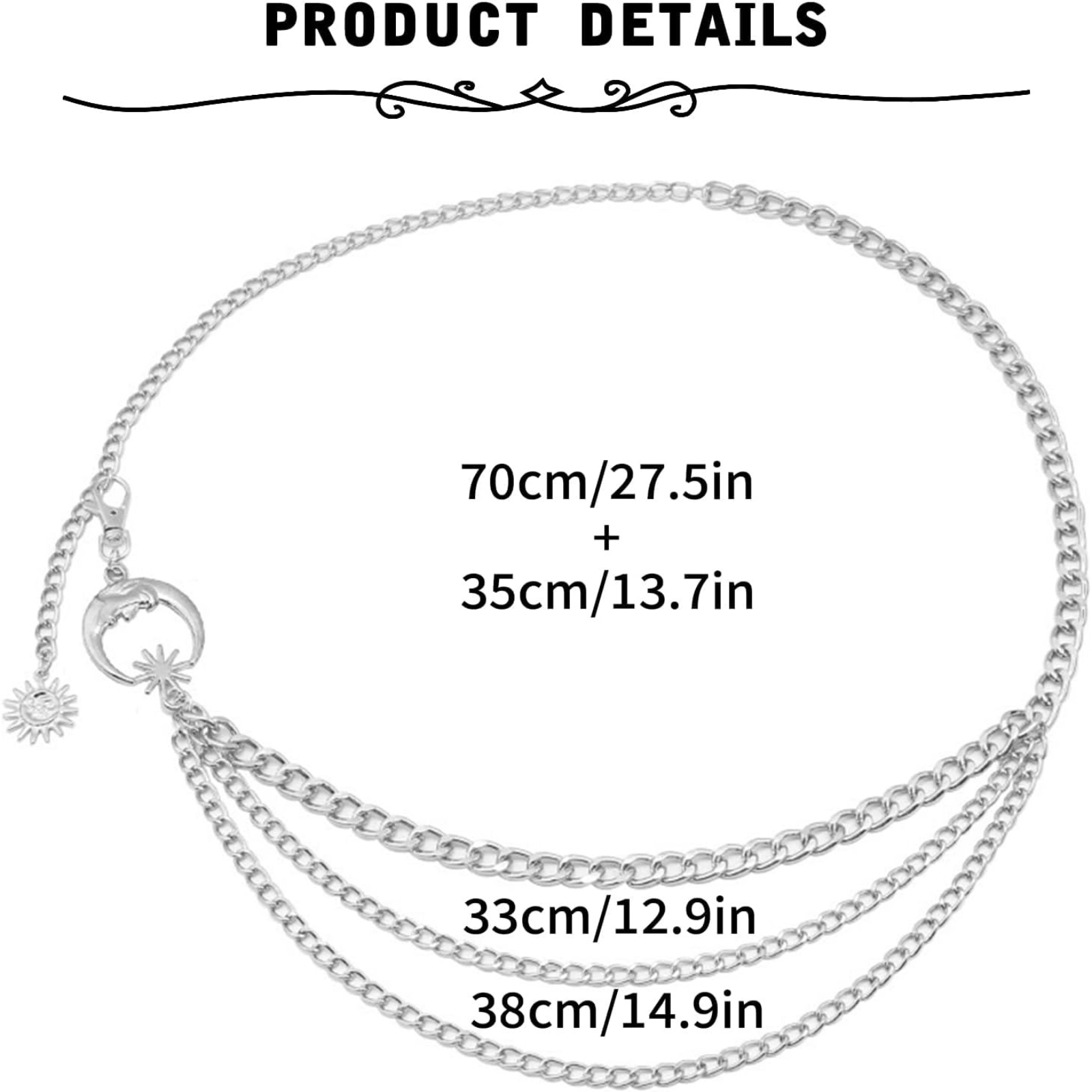 Chain Belt - Fashion Waist Cha - Body Jewelry Rhinestone review and price