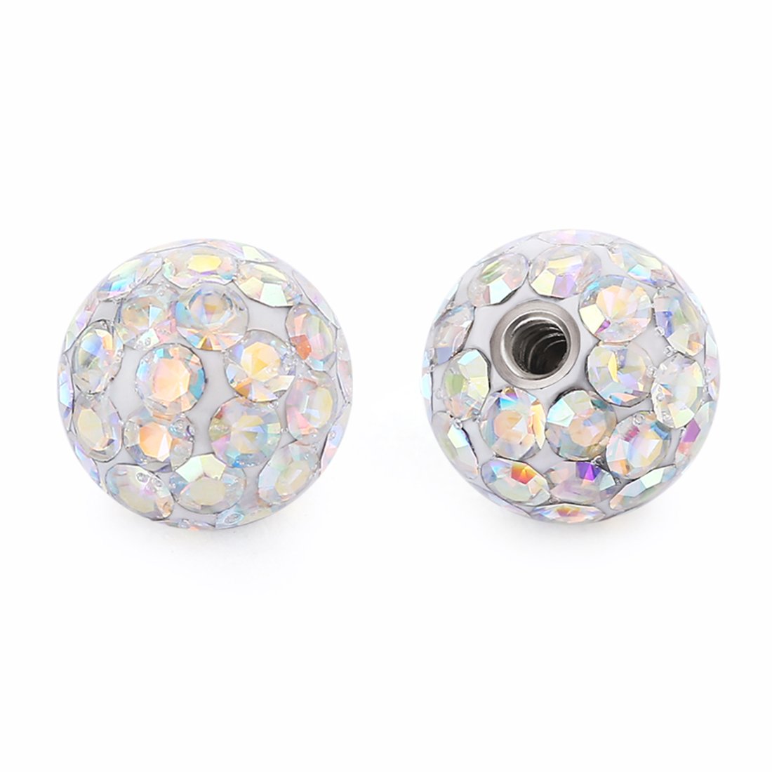 2 Pcs 14G 16G Surgical Stainle - Body Jewelry Replacement Ball review and price