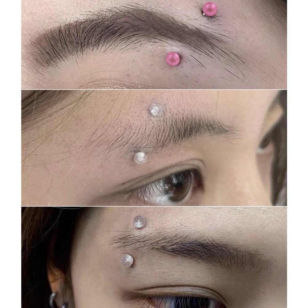 1/18Pcs Set 16G 6/8/10mm Eyebr - Body Jewelry Vertical Labret review and price