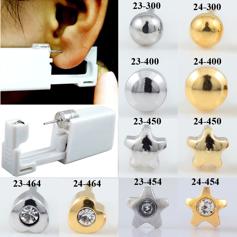 24pcs/Box No Pain Ear Piercing - Body Jewelry Jewelry Box review and price