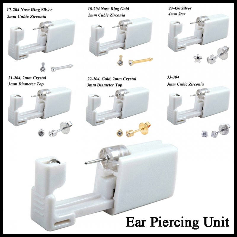 24pcs/Box No Pain Ear Piercing - Body Jewelry Jewelry Box review and price