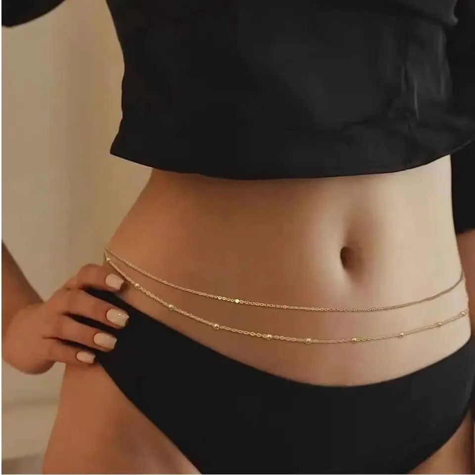 HipHop Double Layers Belly Cha - Body Jewelry Ends review and price