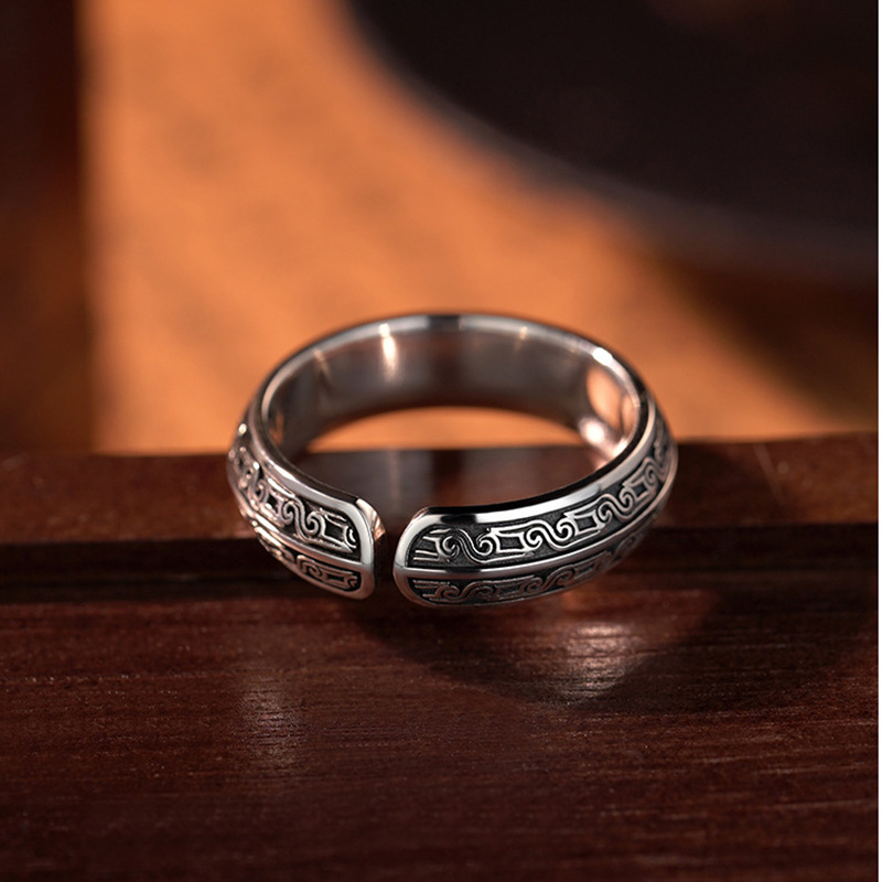 Bronze beast body scroll ring  - Body Jewelry High End review and price