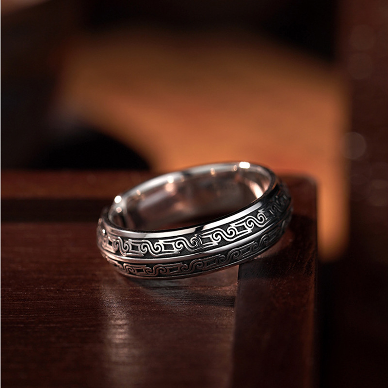 Bronze beast body scroll ring  - Body Jewelry High End review and price
