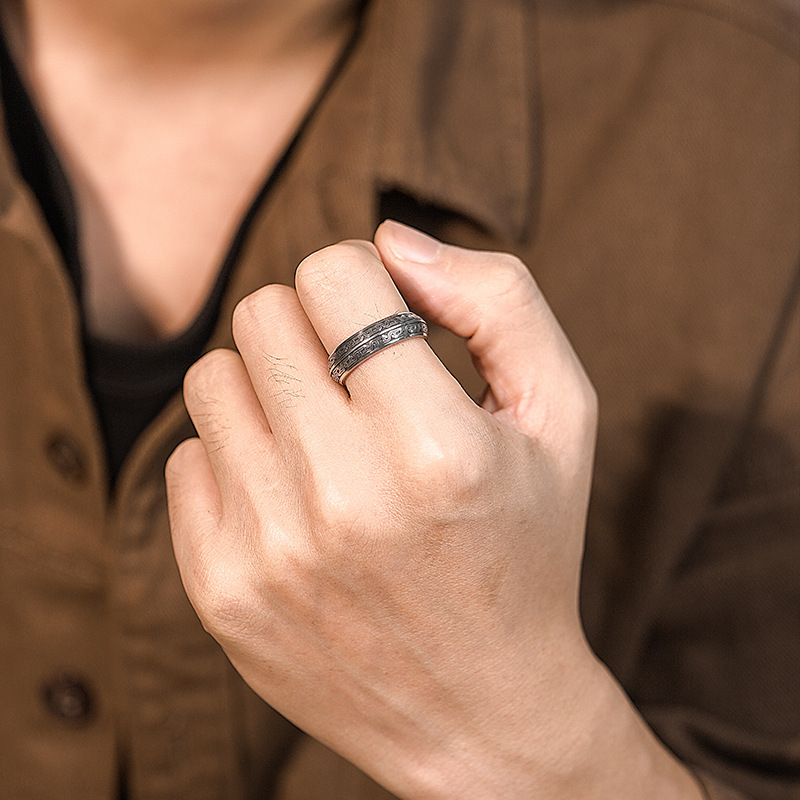 Bronze beast body scroll ring  - Body Jewelry High End review and price