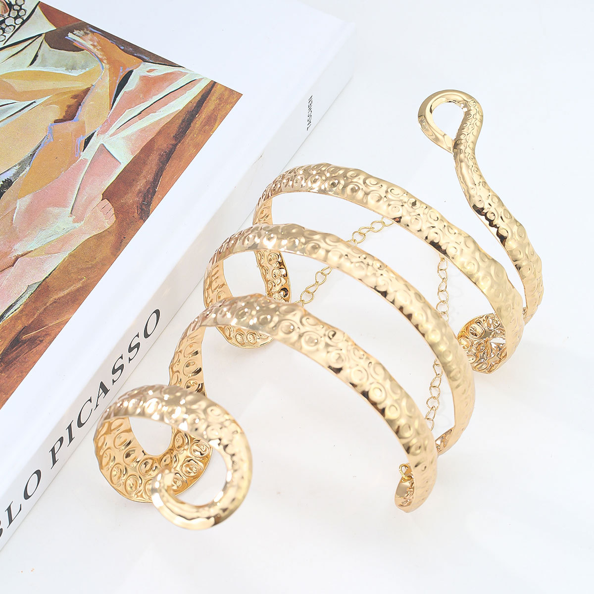 Edgy Alloy Snake Arm Cuff - Pu - Body Jewelry High End review and price