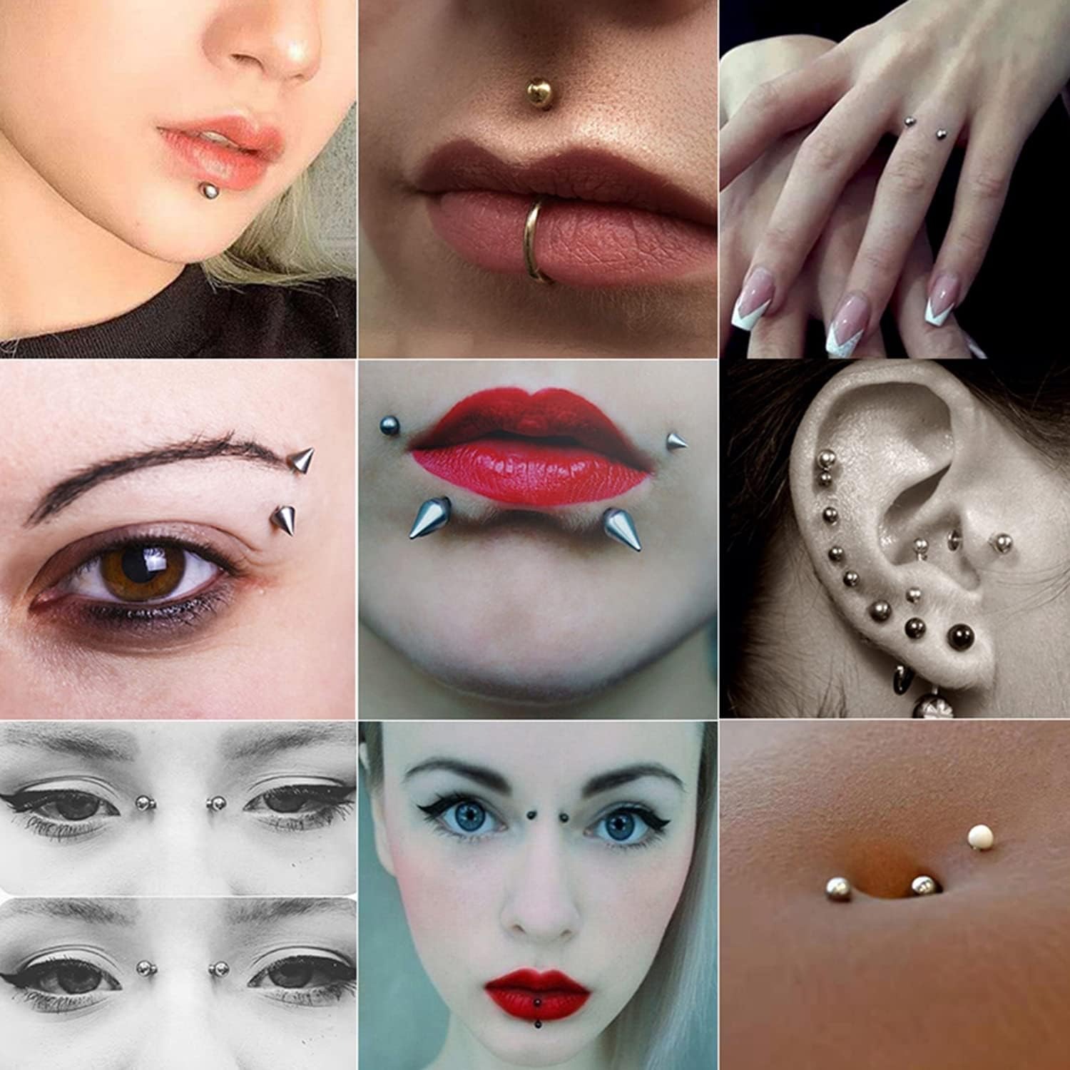Drperfect Fake Eyebrow Ring Fa - Body Jewelry Replacement Ball review and price