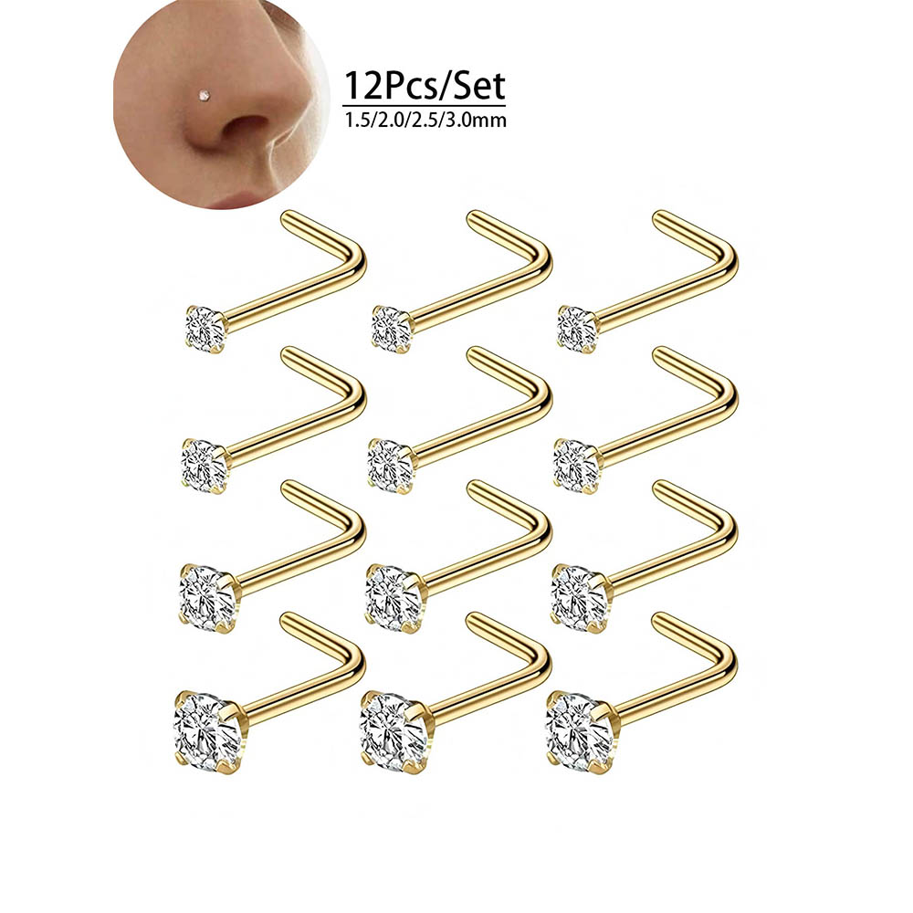 12-Piece Full Set 316L Hypoall - Body Jewelry Kit review and price