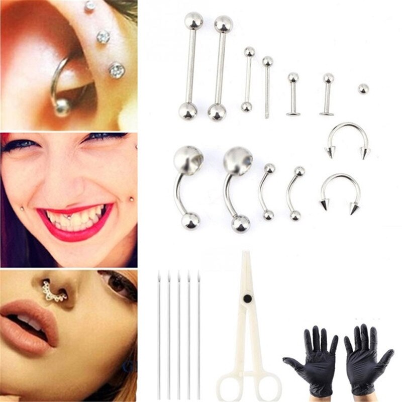 1 Set Disposable Professional  - Body Jewelry Kit review and price
