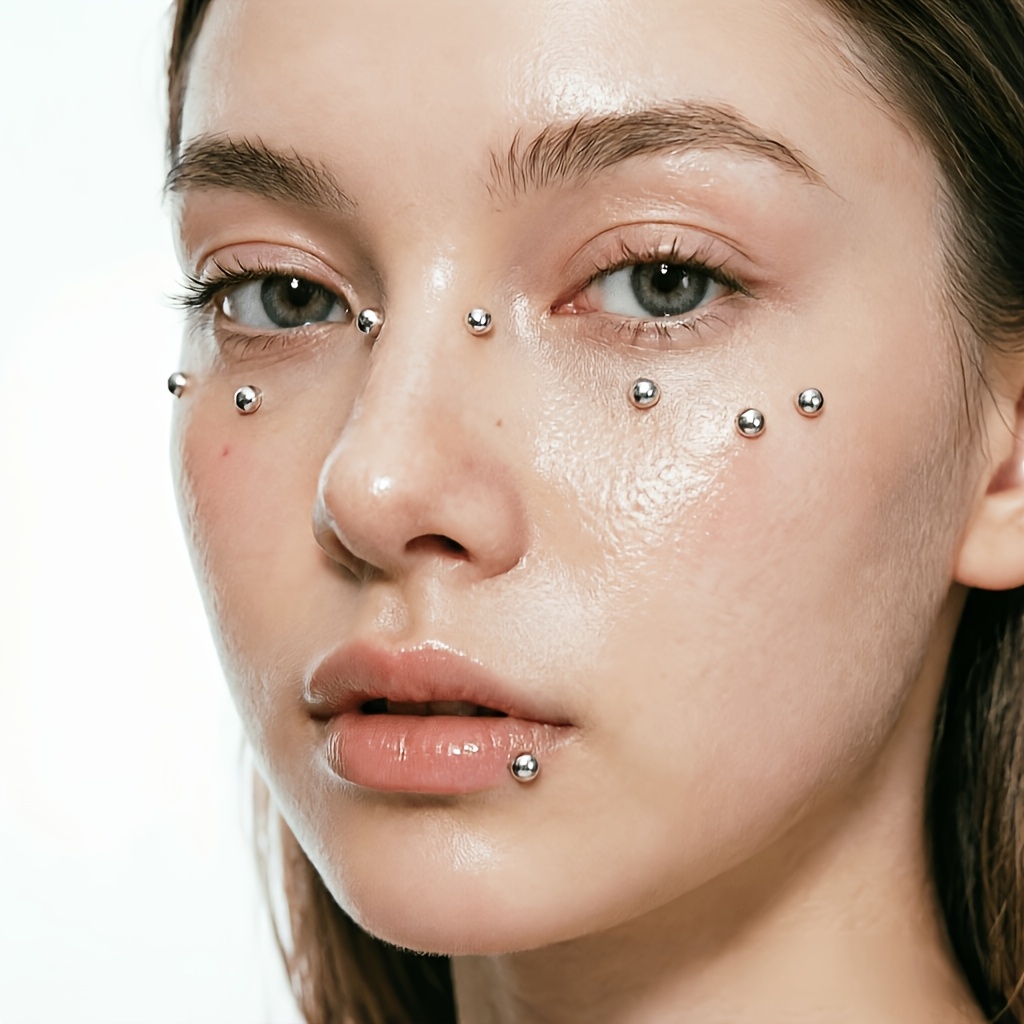 4pcs Set of Piercing-Free Self - Body Jewelry Kit review and price