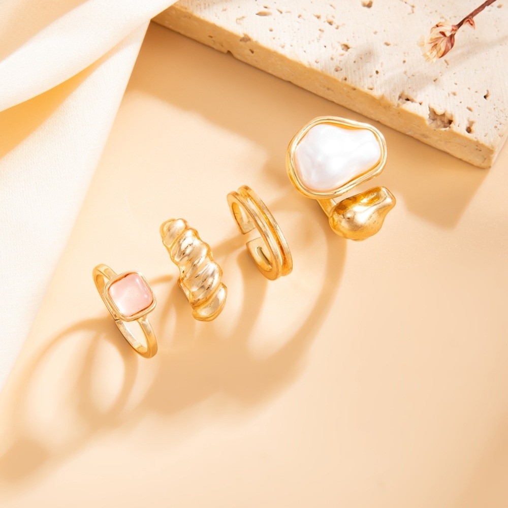 Irregular Pearl Toe Ring Set T - Body Jewelry Kit review and price
