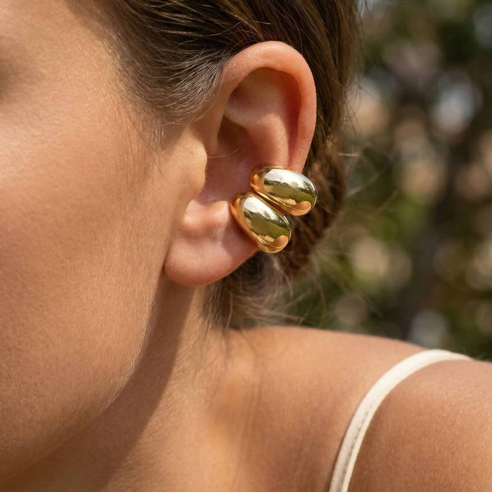 No Piercing Ear Cuff Set Silve - Body Jewelry Kit review and price